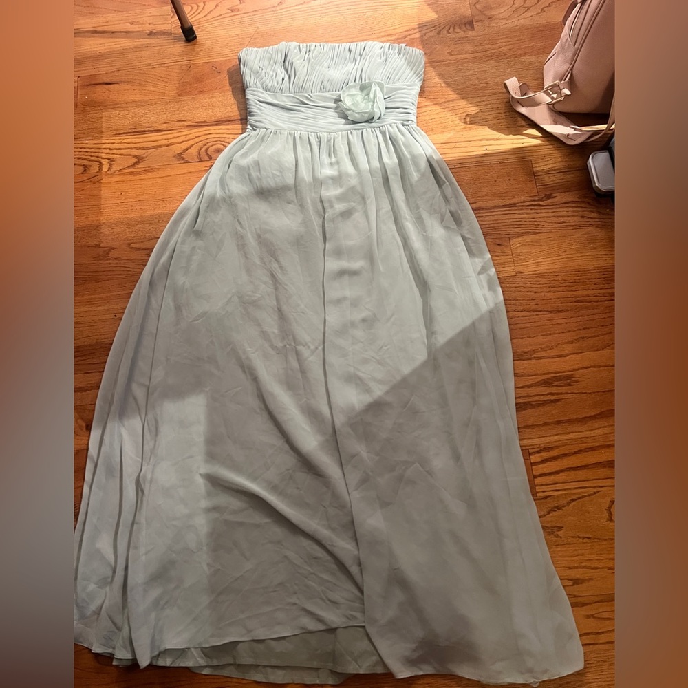 Bill Levkoff Light Green Dress